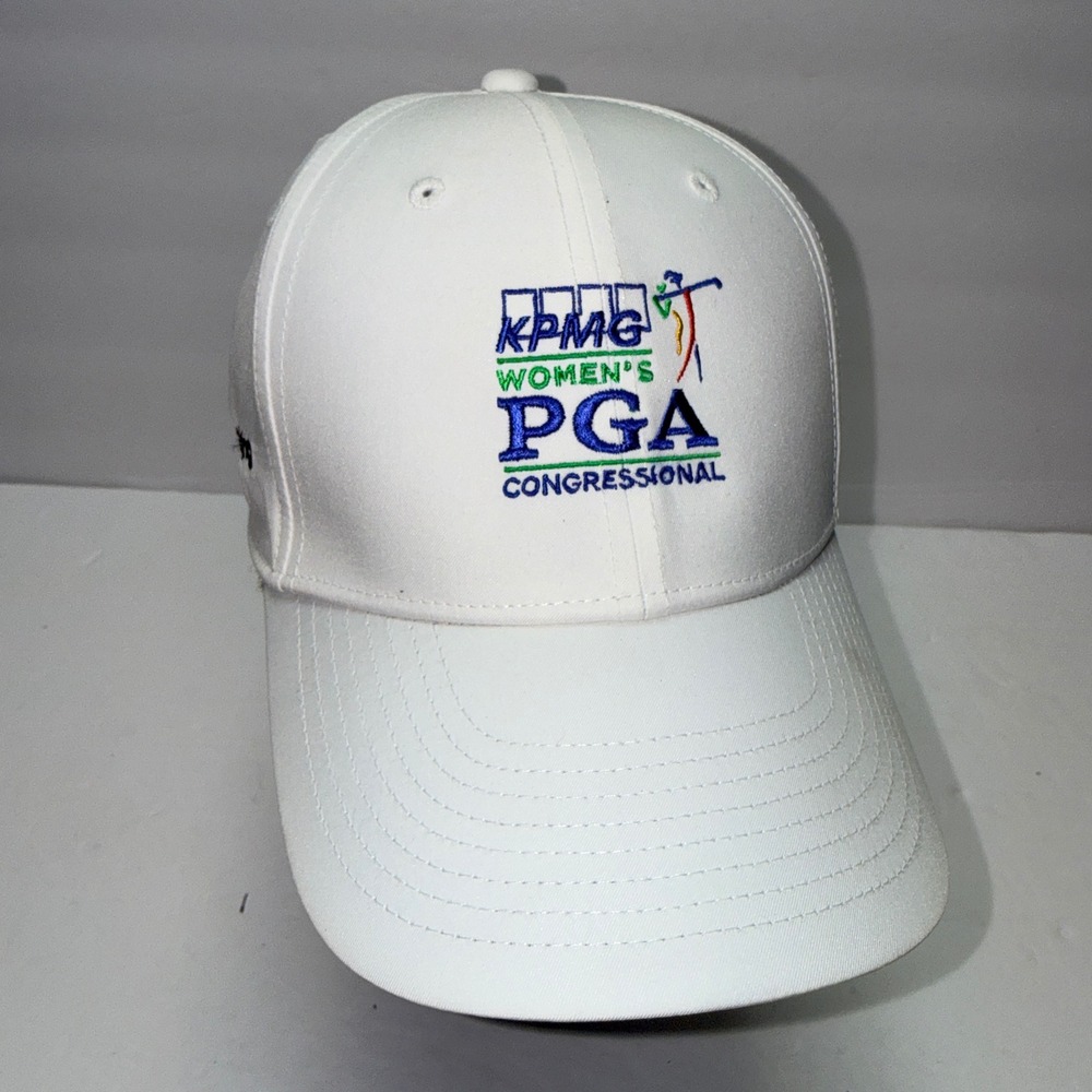 Nike Legacy91 Dri-Fit Adult Unisex White Golf Cap KPMG Women's PGA Congressional